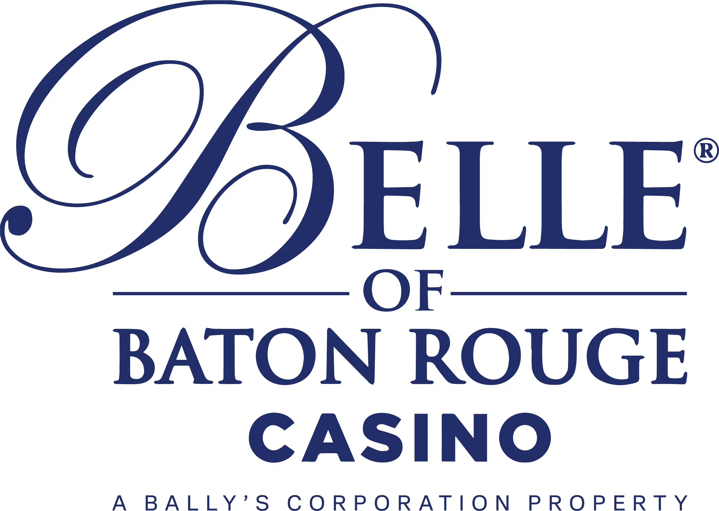 Belle of Baton Rouge Casino Ballys Logo Blue